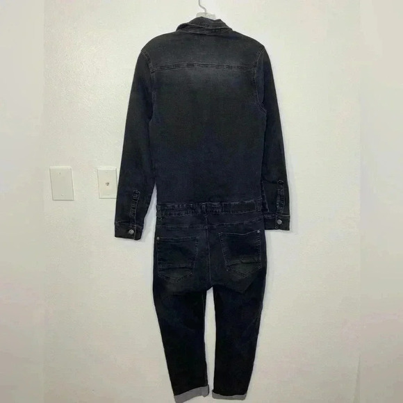 Asos Liquor N Poker Rock Rebellious Denim Boiler Suit - Picture 5 of 9